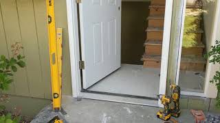 Jeld Wen Front Door Installation  Really crappy products and craftsmanship PART 1 [upl. by Kruger]