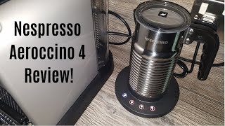 Nespresso Aeroccino 4 Milk Frother Review  Worth upgrading from the Aeroccino 3 [upl. by Nomis315]