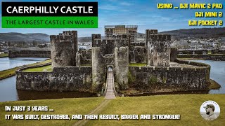 Caerphilly Castle  The Largest in Wales 2nd in Britain [upl. by Atteroc]