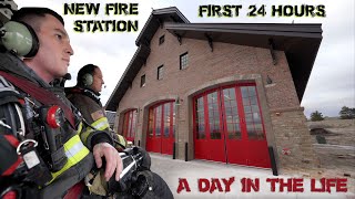 First 24 Hours in a New Fire Station  A Day in the Life [upl. by Alokin836]