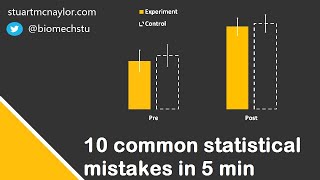 Ten Statistical Mistakes in 5 Min [upl. by Vlad]