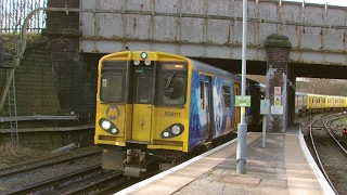 Half an Hour at 216  Birkenhead North Station 1022017  Class 507 508 terminus [upl. by Dnob]