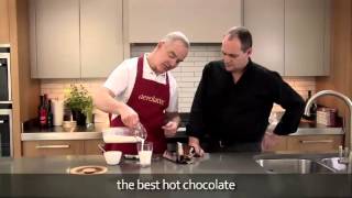 How to make a hot chocolate using an aerolatte milk frother [upl. by Bose]